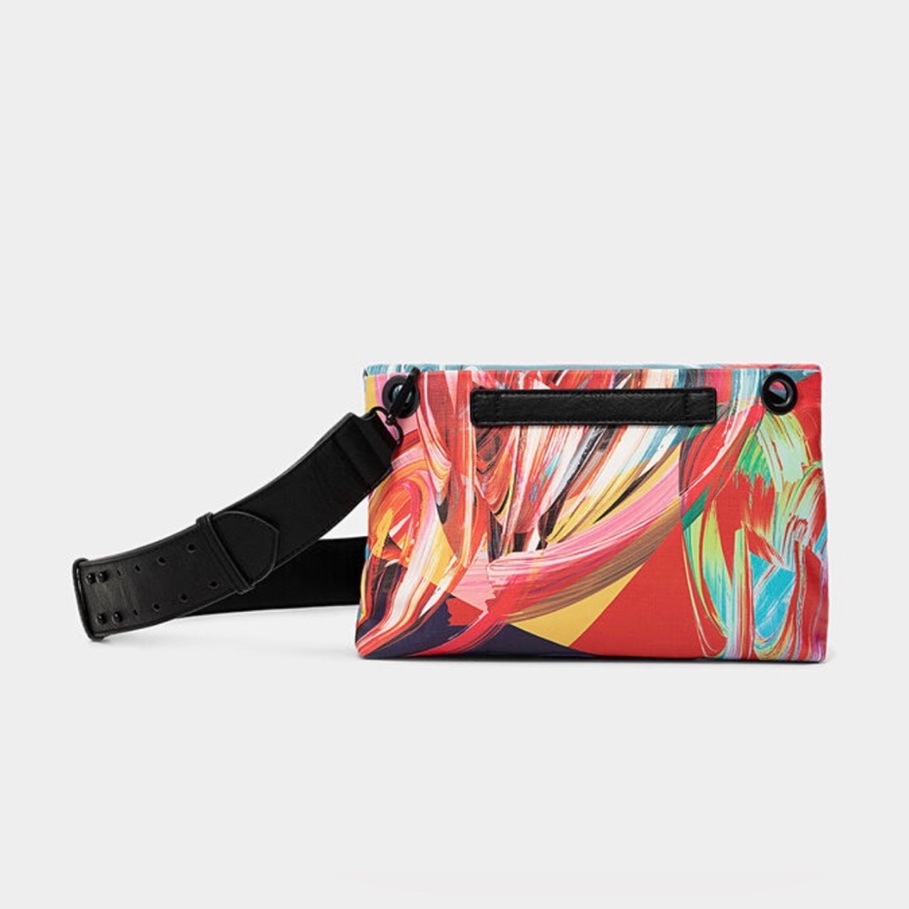 DESIGUAL Artsy Vibrant Multicolor Colorful Crossbody Bag Purse Handbag NWOT - Picture 7 of 16